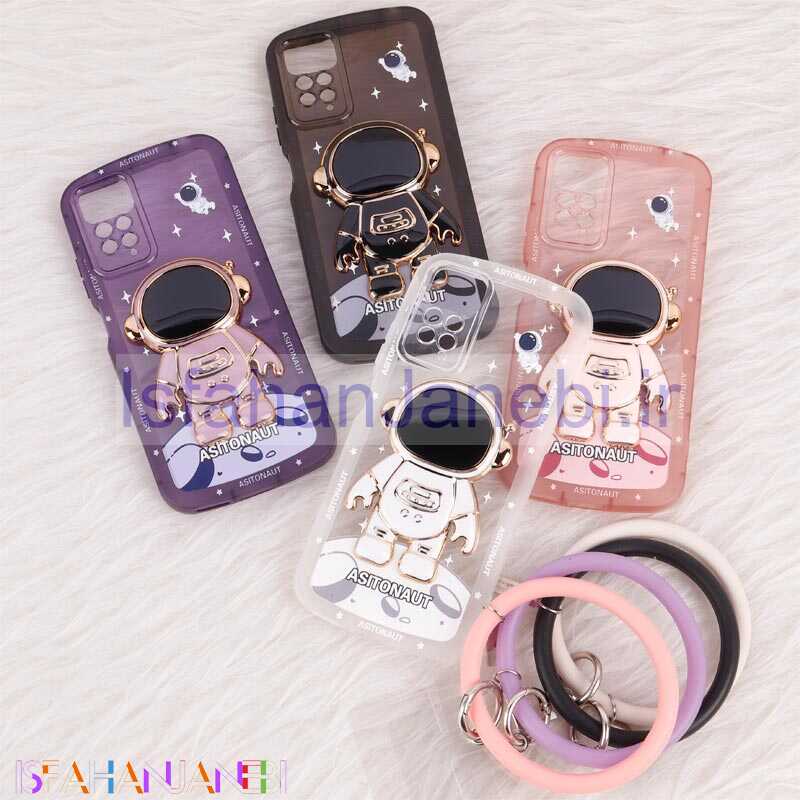 اصفهان جانبی-قاب استند آدمکی محافظ لنزدار + آویز دستی Xiaomi Redmi Note 11 Pro