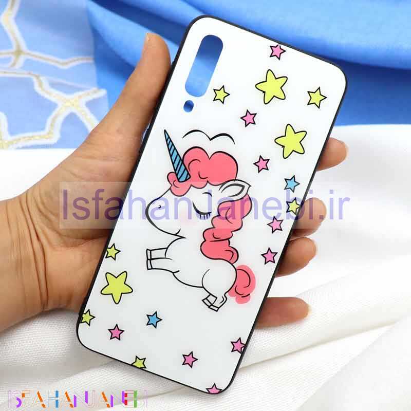 اصفهان جانبی-قاب پشت گلسی طرح یونیکورن Samsung A30s / A50s