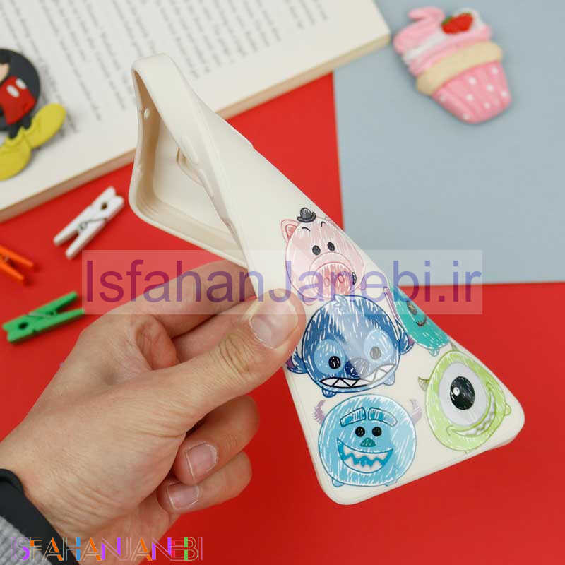 اصفهان جانبی-قاب سیلیکونی سفید محافظ لنزدار طرح دیزنی پسرانه Xiaomi Poco X3