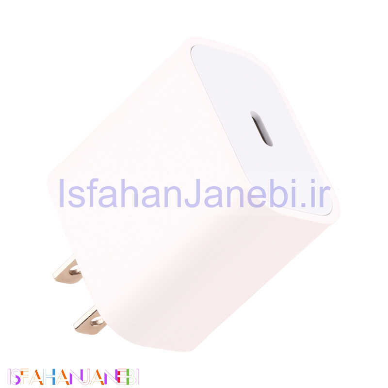 اصفهان جانبی-شارژر دیواری 20 وات اپل A2305 PD 3A