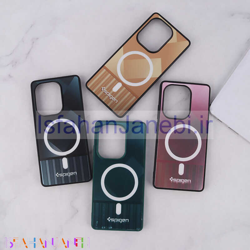 اصفهان جانبی-قاب Spigen شیائومی Redmi Note 13 Pro 4G طرح مگ سیف
