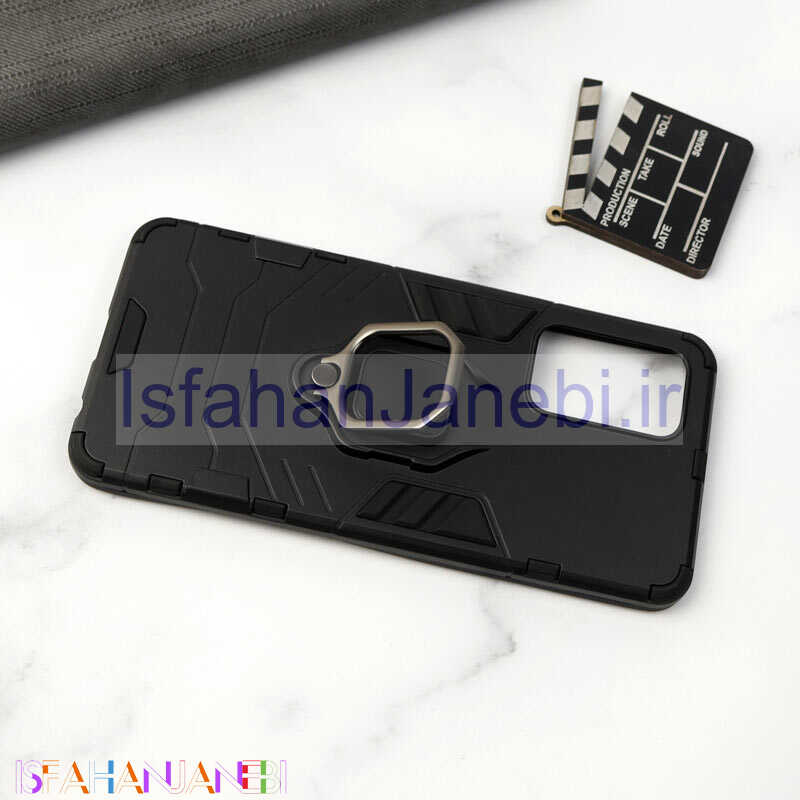 اصفهان جانبی-قاب ضد ضربه هولدر دار Keysion سامسونگ A52 مشکی