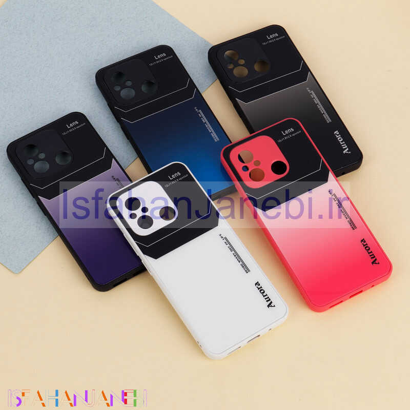 اصفهان جانبی-قاب PVD Lens Opoctuir رنگی محافظ لنزدار Xiaomi Redmi 12C
