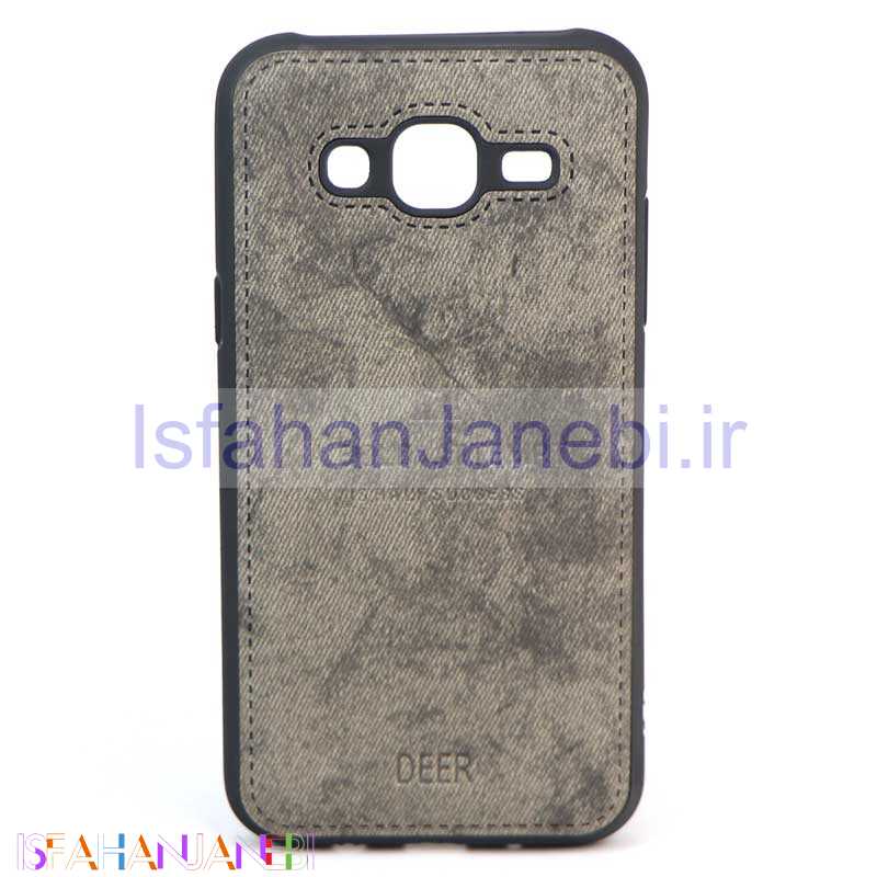 اصفهان جانبی-قاب چرمی طرح گوزن Samsung J5 خاکستری