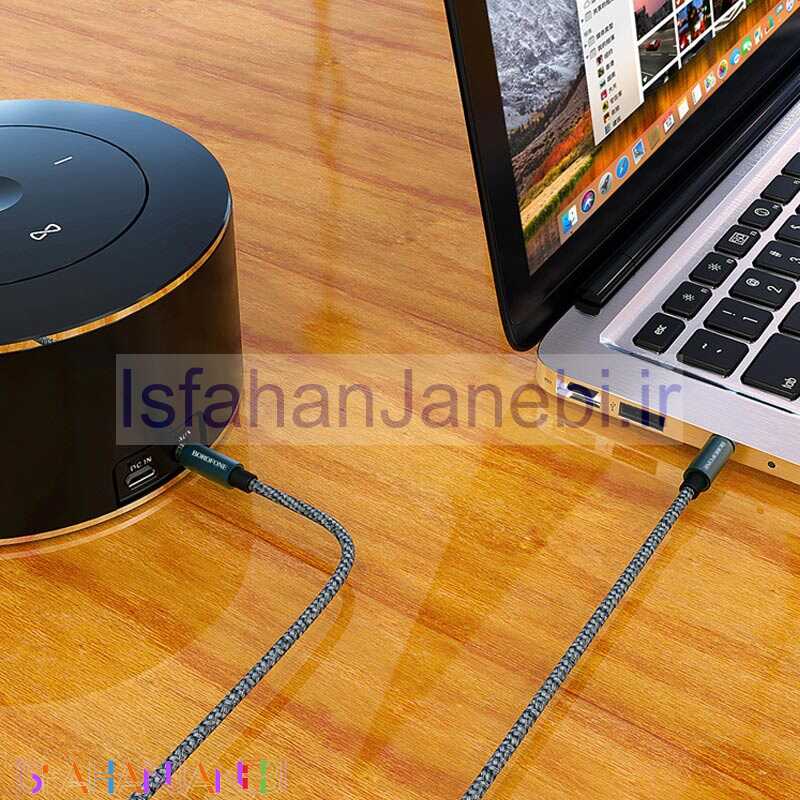 اصفهان جانبی-کابل کنفی Borofone BL3 AUX 1m