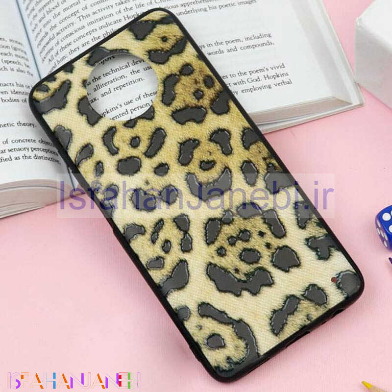 اصفهان جانبی-قاب فانتزی برجسته طرح پلنگی Xiaomi Redmi Note 9T سری F