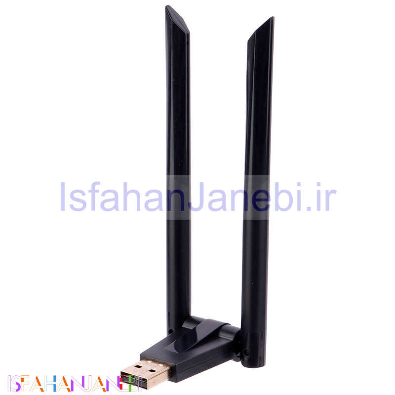 اصفهان جانبی-کارت شبکه بی سیم آنتن دار AUFA W136 300Mbps