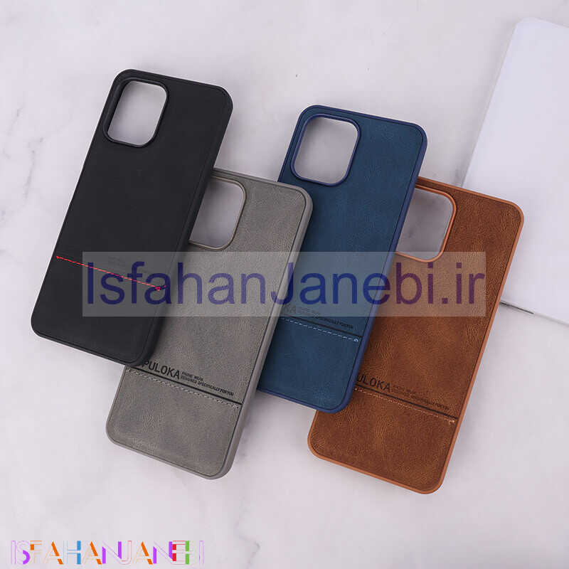اصفهان جانبی-قاب چرمی Puloka شیائومی Redmi 12