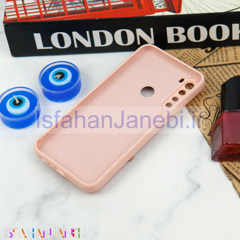 اصفهان جانبی-قاب سیلیکونی عروسکی محافظ لنزدار طرح خرسی صورتی Xiaomi Redmi Note 8