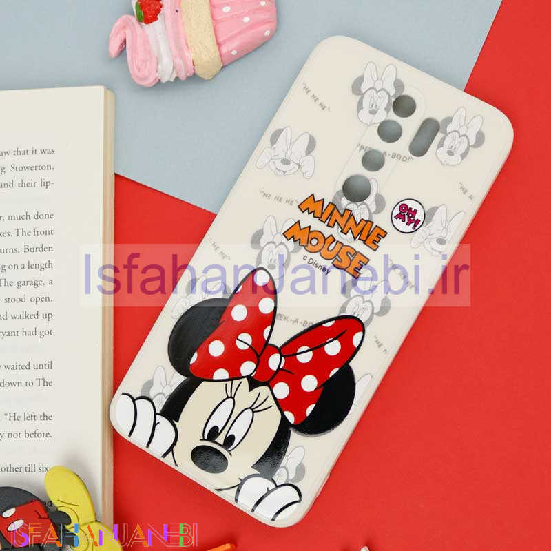 اصفهان جانبی-قاب سیلیکونی سفید محافظ لنزدار طرح میکی موس 1 شیائومی Xiaomi Redmi Note 8 Pro