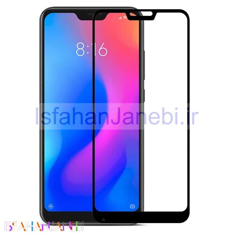اصفهان جانبی-گلس تمام چسب Xiaomi Redmi 6 مشکی