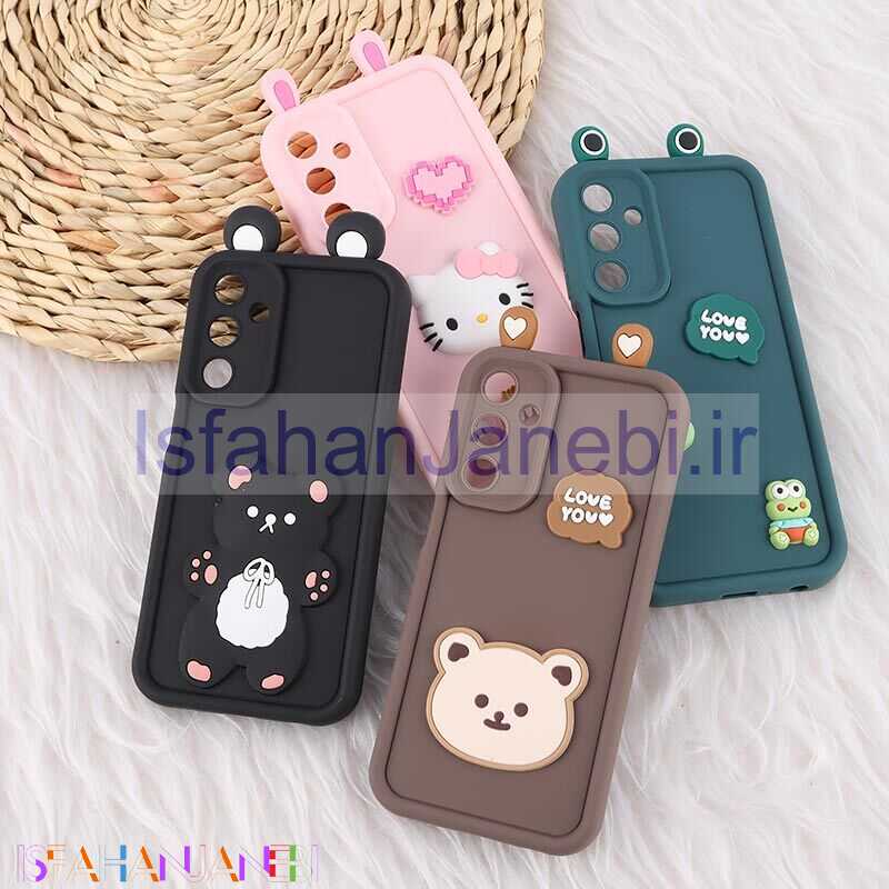 اصفهان جانبی-قاب سولید سامسونگ Galaxy A25 عروسکی گوش دار محافظ لنزدار