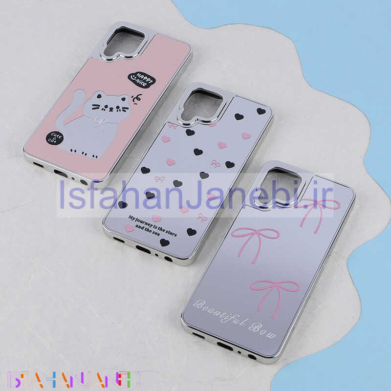 اصفهان جانبی-قاب آینه ای سامسونگ Galaxy A22 4G / M22 / M32 4G طرح دار فانتزی