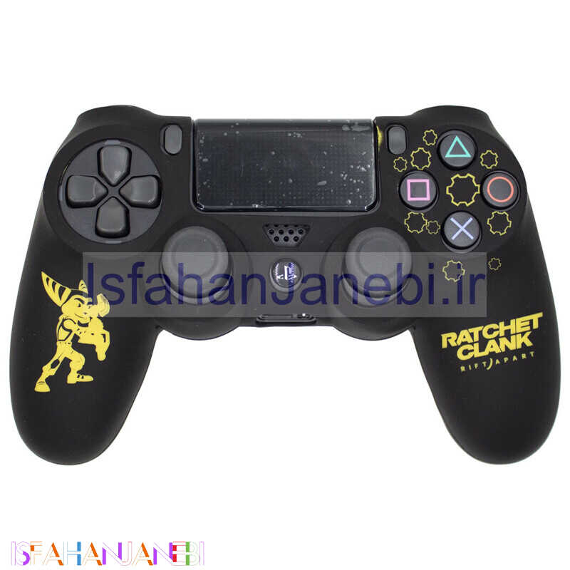 اصفهان جانبی-روکش دسته بازی PS4 طرح Ratchet And Clank مشکی زرد