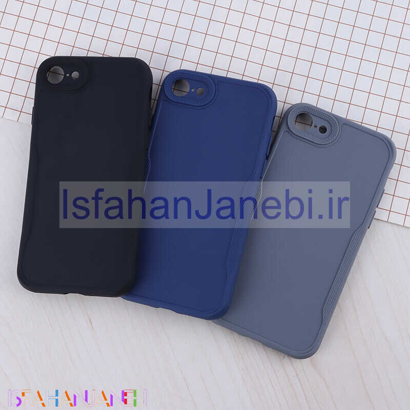 اصفهان جانبی-قاب ژله ای Defender آیفون iPhone 7 / 8 / SE 2020 محافظ لنزدار