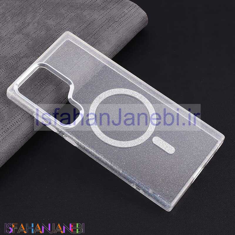 اصفهان جانبی-قاب اکلیلی مگ سیف Vip Max سامسونگ Galaxy S24 Ultra دور محافظ متال