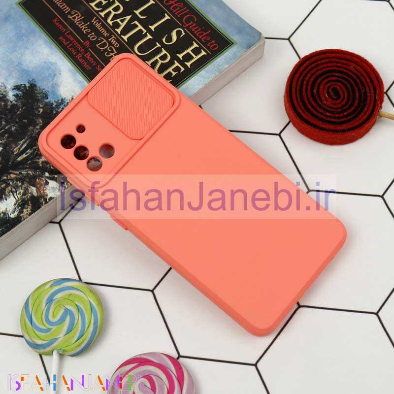 اصفهان جانبی-قاب سیلیکونی محافظ لنزدار کشویی Samsung A31