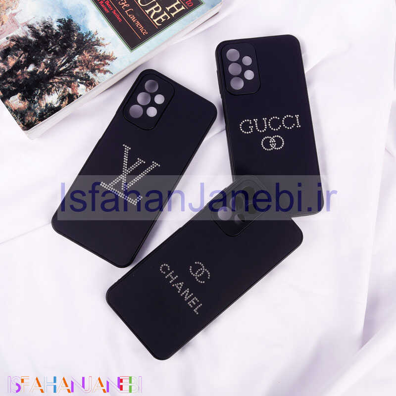 اصفهان جانبی-قاب PVD نگین دار Ipefet محافظ لنزدار Samsung Galaxy A23 مشکی