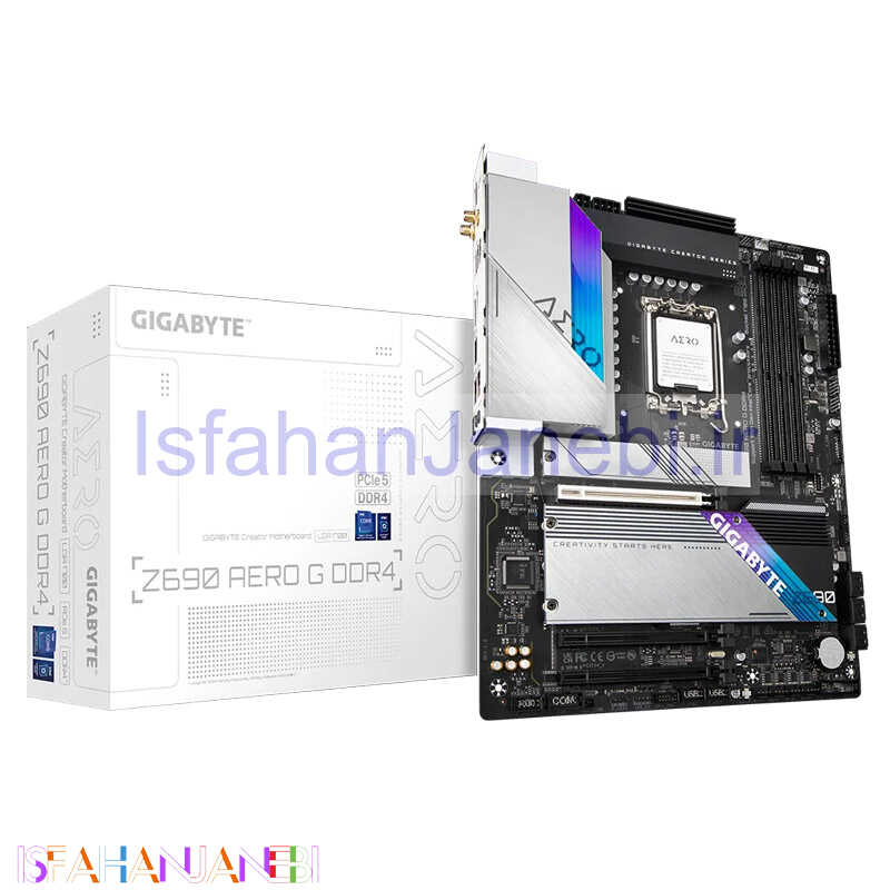 اصفهان جانبی-مادربرد گیگابایت Z690 AERO G rev 1.x DDR4