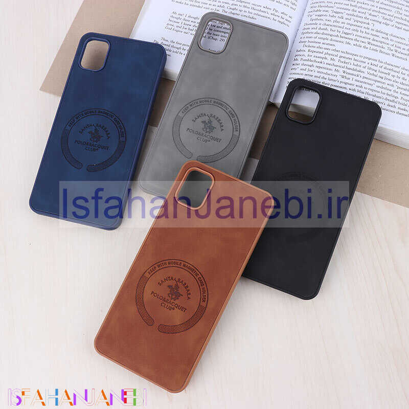 اصفهان جانبی-قاب چرمی Polo & Racquet Club سامسونگ Galaxy A05 طرح مگ سیف