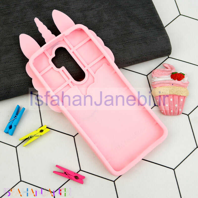 اصفهان جانبی-قاب سیلیکونی آکواریومی یونیکورن Xiaomi Redmi Note 8 Pro