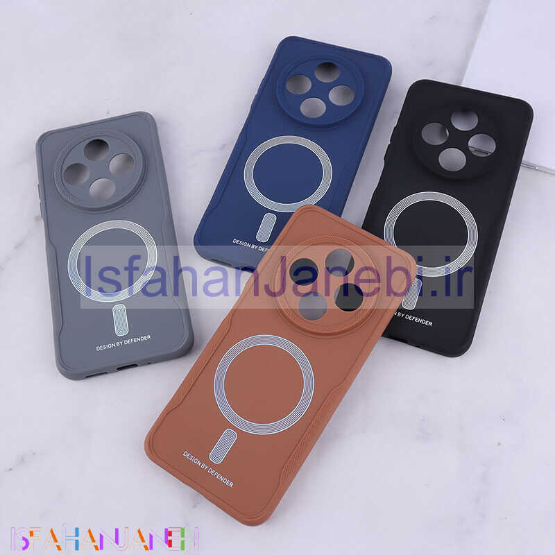 اصفهان جانبی-قاب ژله ای Design By Defender شیائومی Redmi 14C / Poco C75 طرح مگ سیف محافظ لنزدار