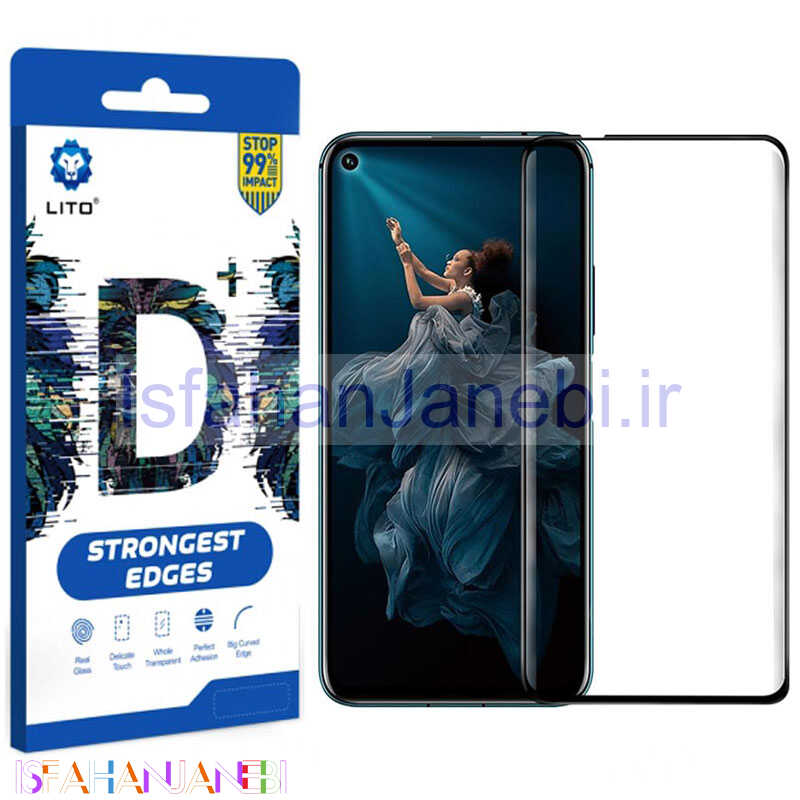 اصفهان جانبی-گلس +D لیتو Huawei Nova 5T مشکی