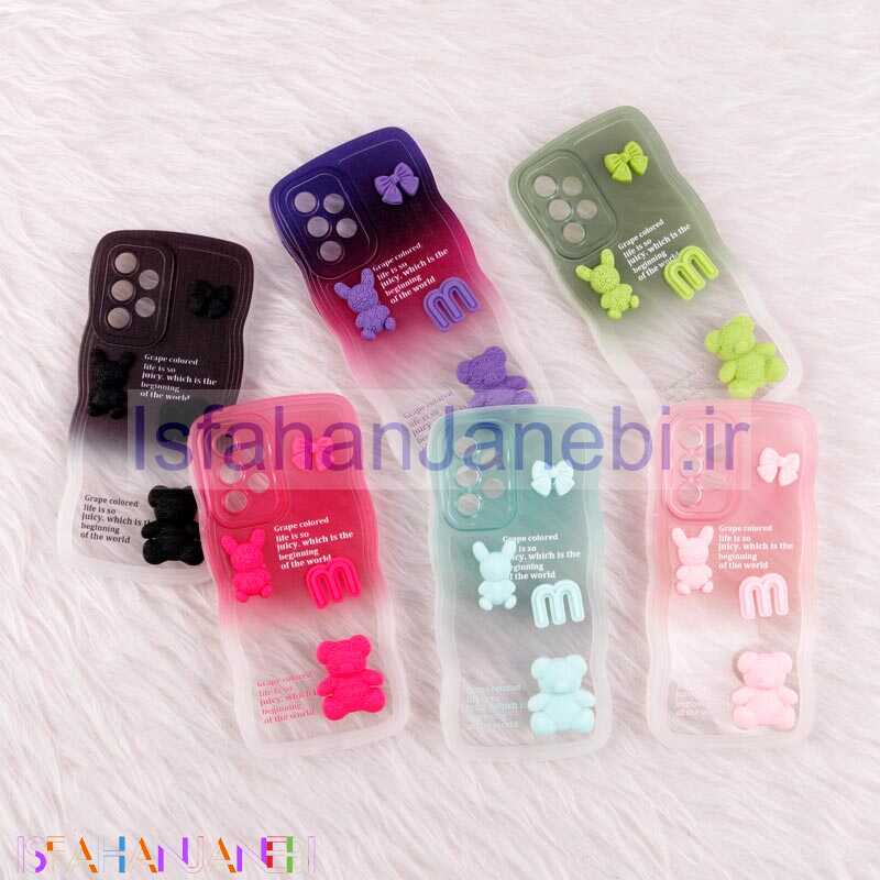 اصفهان جانبی-قاب عروسکی برجسته دو رنگ محافظ لنزدار Samsung Galaxy A33 5G