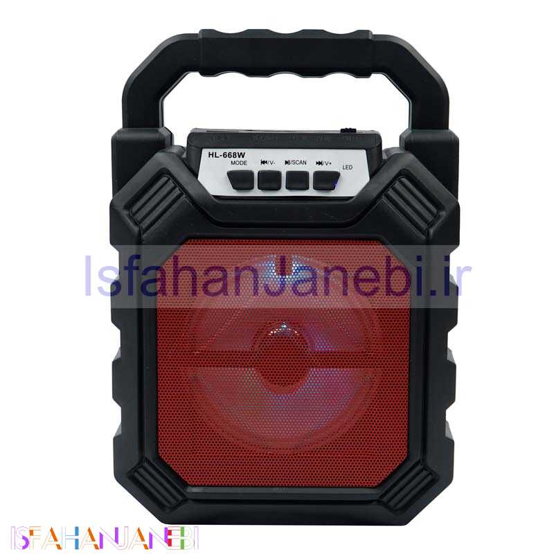 اصفهان جانبی-اسپیکر بلوتوثی رم و فلش خور HL-668W