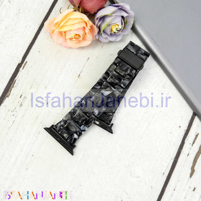 اصفهان جانبی-بند رزینی اپل واچ 42/44mm