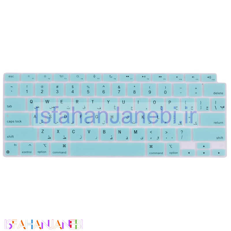 اصفهان جانبی-کاور کیبورد ژله ای لپ تاپ Apple MacBook Air2020 a2179/a2337 کد 2