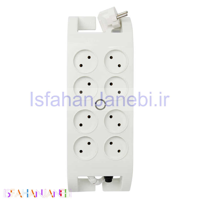 اصفهان جانبی-چند راهی 8 خانه برق فیوز دار خیام الکتریک با کابل 3 متری Khayam Electric KH8024