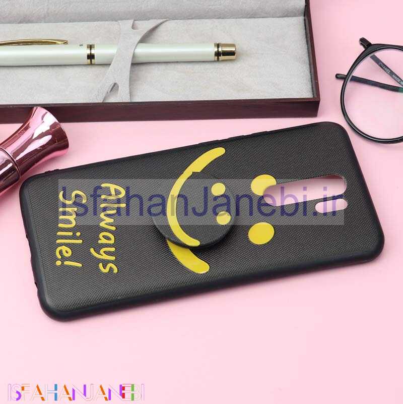 اصفهان جانبی-قاب فانتزی برجسته + پاپ سوکت کد14 شیائومی Redmi 9