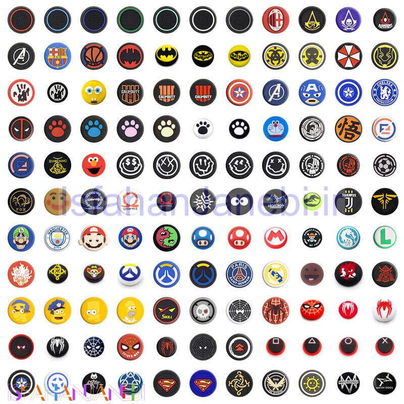 اصفهان جانبی-روکش آنالوگ دسته بازی Play Station/XBOX بسته 100 عددی