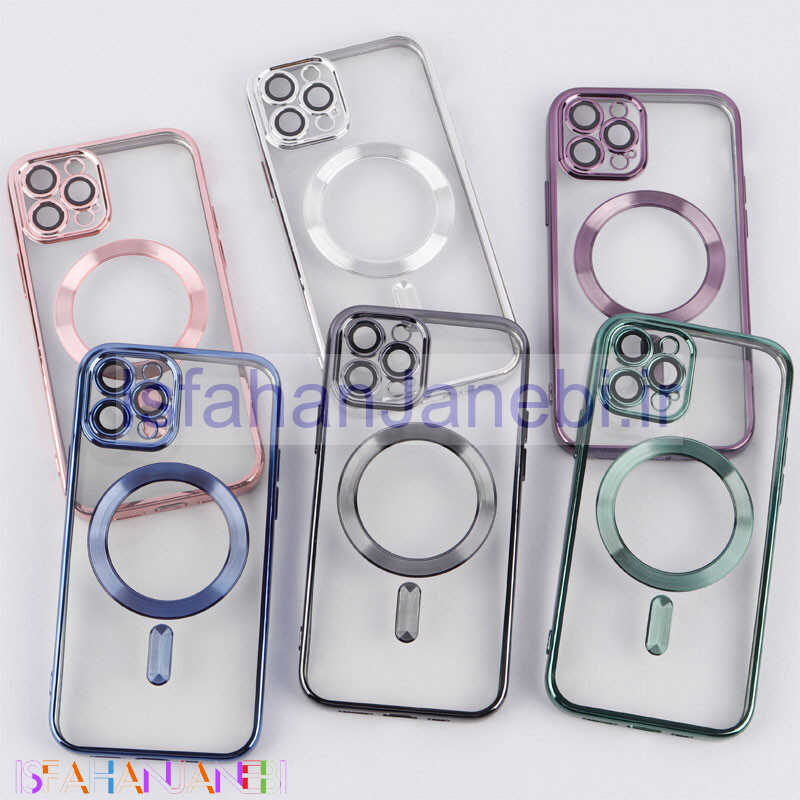 اصفهان جانبی-قاب شفاف MagSafe ژله ای محافظ لنزدار iPhone 12 Pro