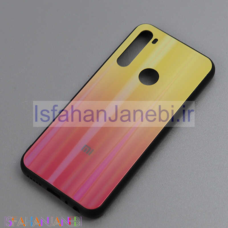 اصفهان جانبی-قاب لیزری پشت گلسی Xiaomi Redmi Note 8T کد5 سری B