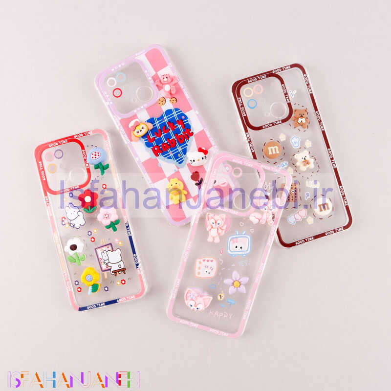 اصفهان جانبی-قاب عروسکی برجسته Good Time محافظ لنزدار Xiaomi Redmi 10C