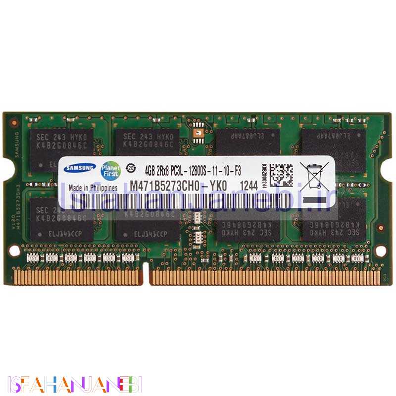 اصفهان جانبی-رم لپ تاپ سامسونگ Samsung DDR3L 4GB 12800S MHz