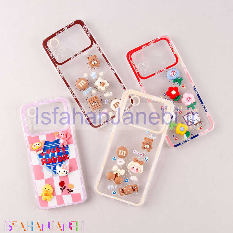 اصفهان جانبی-قاب عروسکی برجسته Good Time محافظ لنزدار Xiaomi Poco M4 Pro