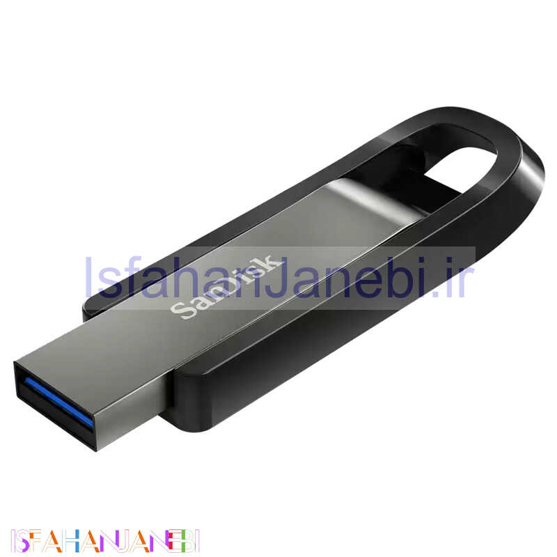 اصفهان جانبی-فلش 64 گیگ سن دیسک SanDisk Extreme Go SDCZ810 USB3.2