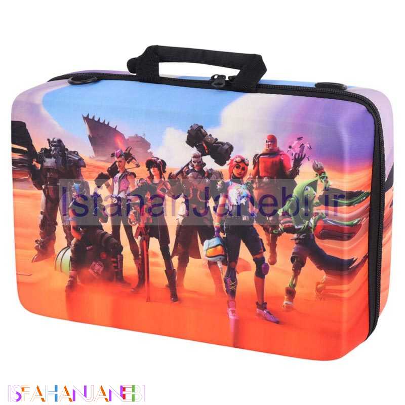 اصفهان جانبی-کیف کنسول بازی PS5 Slim طرح Fortnite
