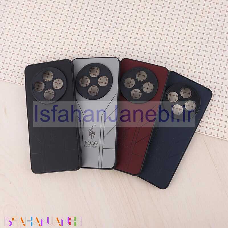 اصفهان جانبی-قاب چرمی Polo Ralph Laren شیائومی Redmi A4 طرح دار محافظ لنزدار