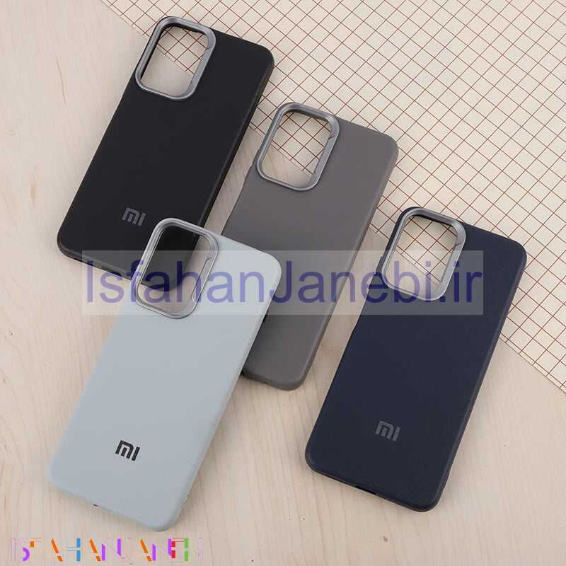 اصفهان جانبی-قاب چرمی ژله ای Leather شیائومی Redmi Note 11 / 11S 4G لوگودار