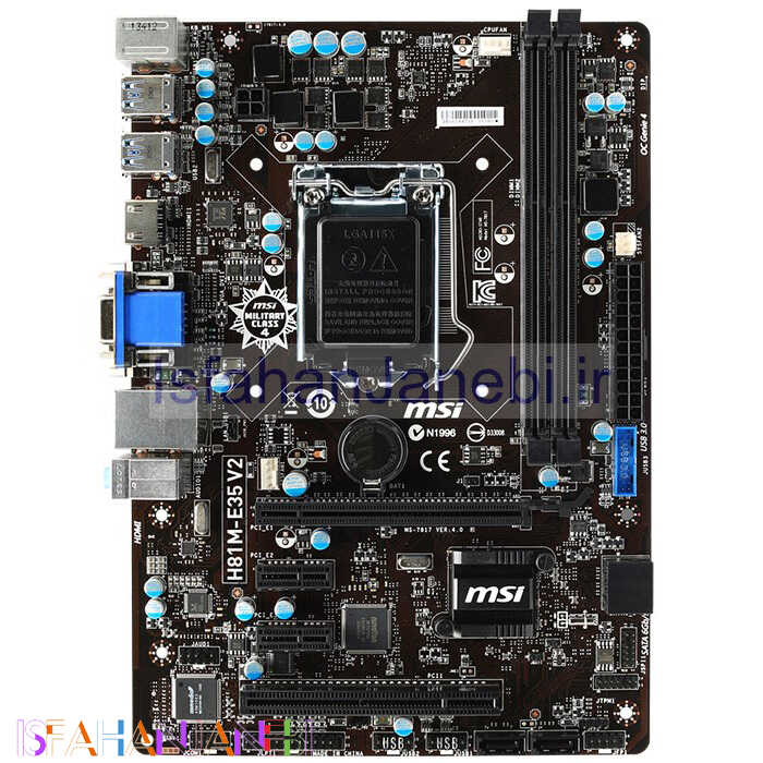 اصفهان جانبی-مادربرد ام اس آی H81M-E35 V2 DDR4