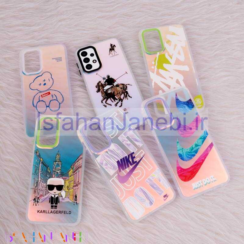 اصفهان جانبی-قاب ضد ضربه هولوگرامی دور لنز رنگی Samsung Galaxy A23