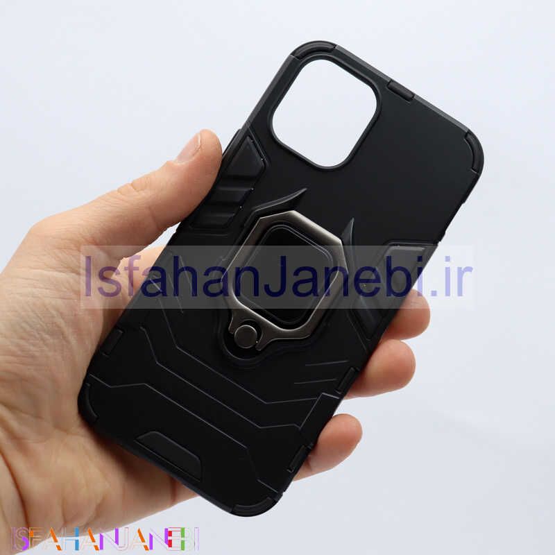 اصفهان جانبی-قاب ضد ضربه هولدر دار بتمن iPhone 12 Mini مشکی