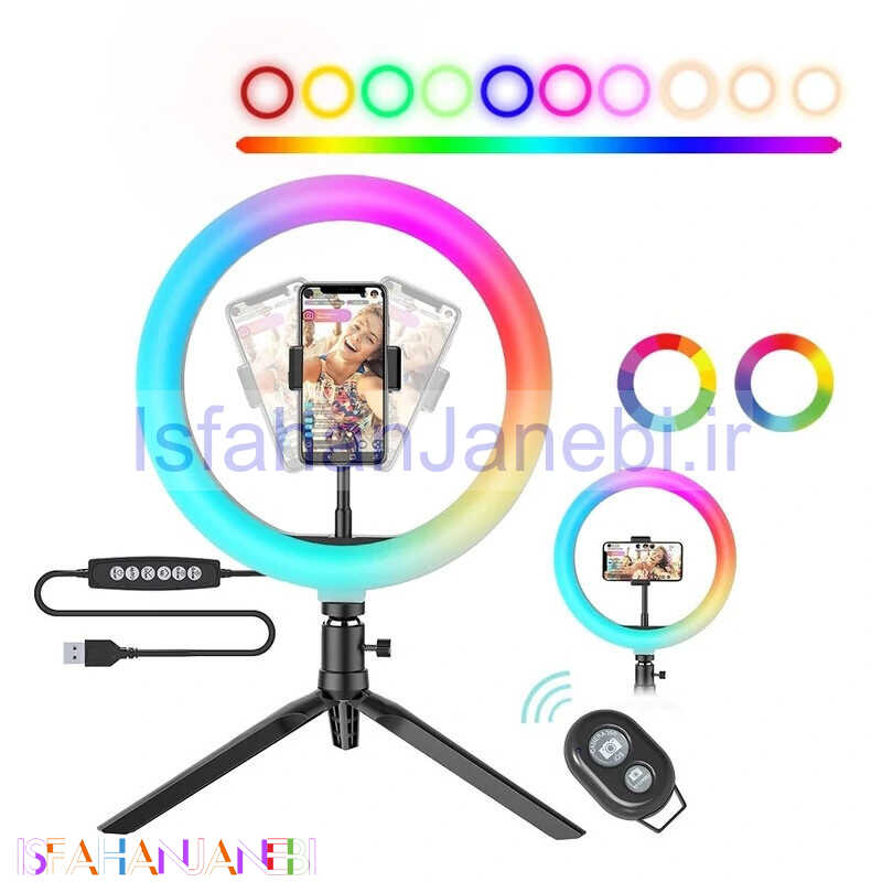 اصفهان جانبی-رینگ لایت سه پایه دار "10 Blitzwolf BW-SL5