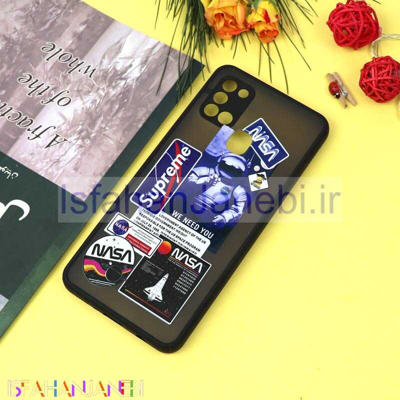 اصفهان جانبی-قاب PC مات محافظ لنزدار طرحدار NASA سامسونگ A21s