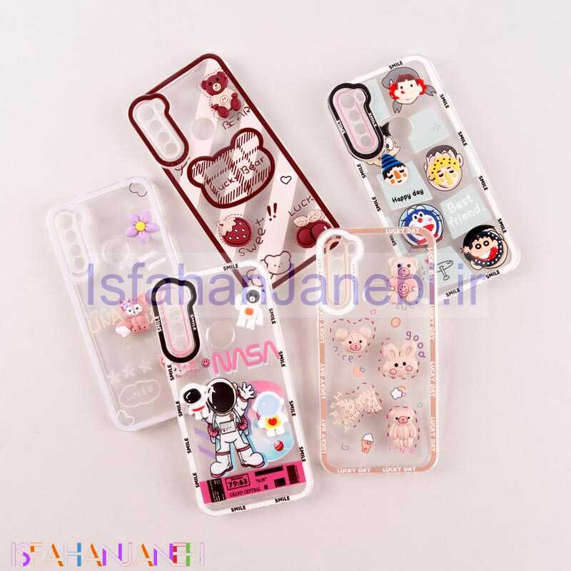 اصفهان جانبی-قاب عروسکی برجسته Highcopy محافظ لنزدار Xiaomi Redmi Note 8