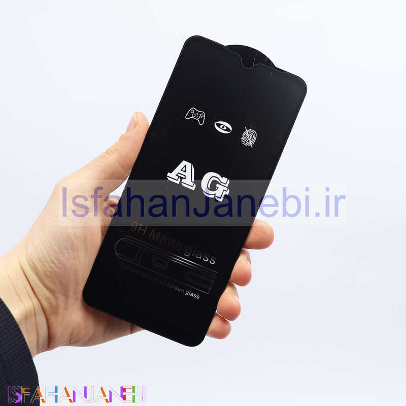 اصفهان جانبی-گلس تمام صفحه مات Xiaom Redmi Note 8T